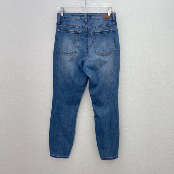 Judy Blue Gwen High Rise Slim Fit Distressed Denim Jeans JB82294 Womens size 27 - Picture 7 of 7